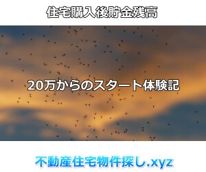 マイホーム購入後貯金残高はいくら残す?計算方法と根拠  イエカウカ