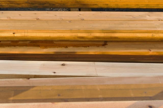 適切な木材の種類と品質